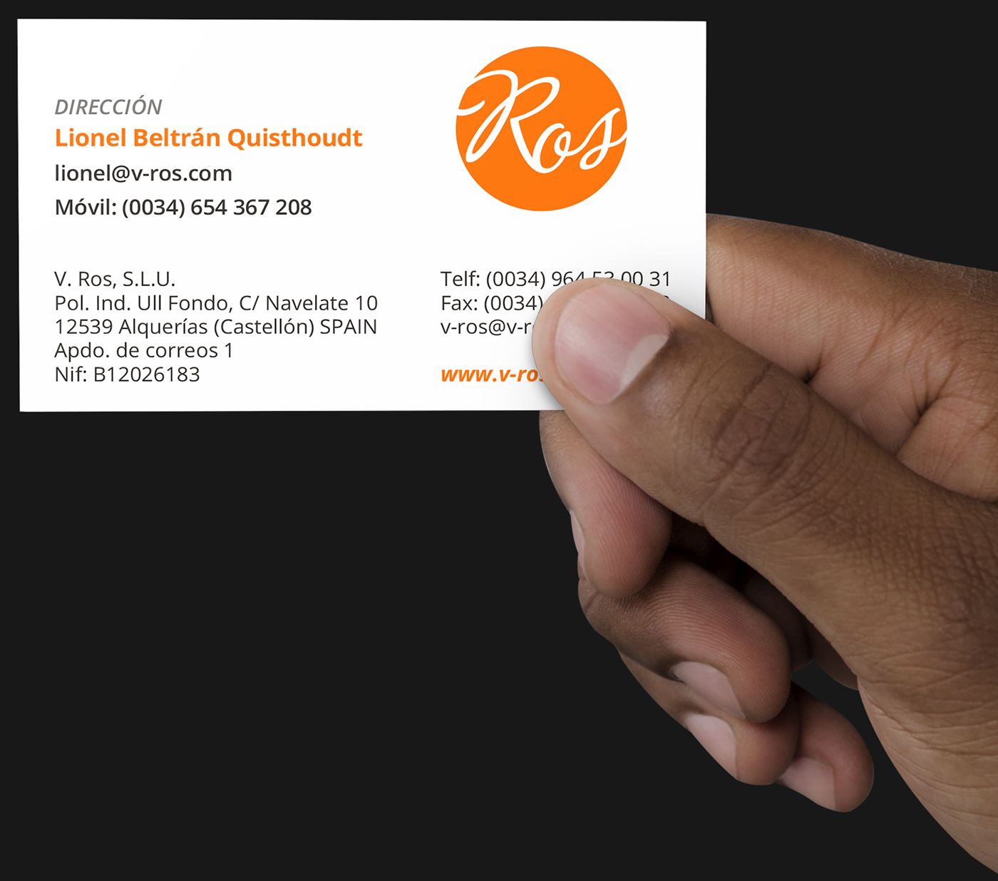 Ros business card