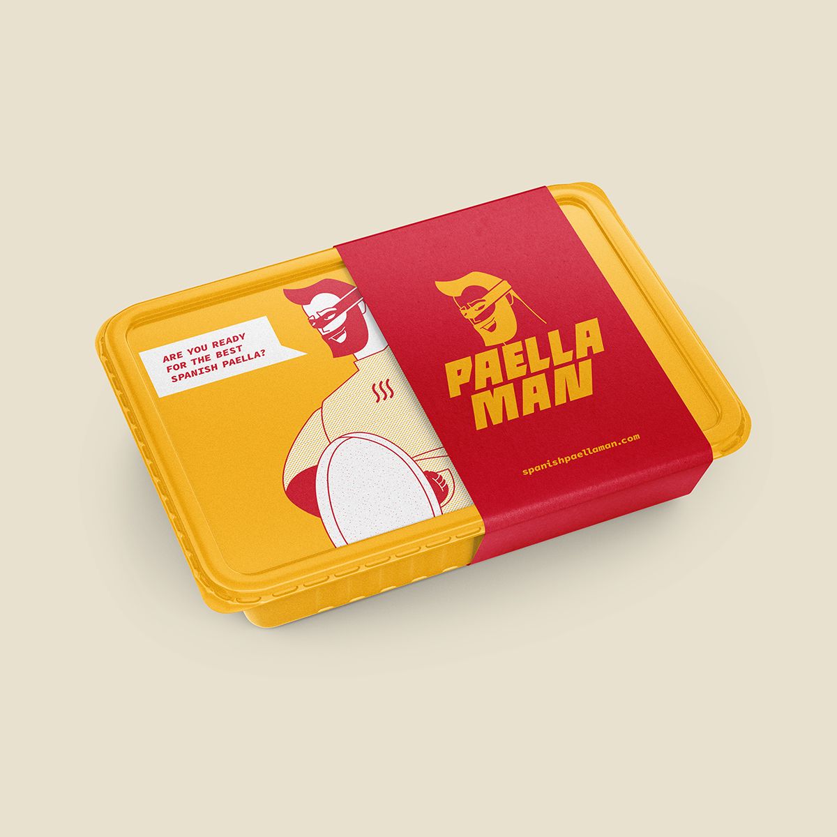 Paellaman packaging - Eclectick Studio